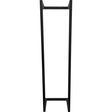 REA Handdoekrek - Staal - 95 x 25 x 20,5 cm - Mat Zwart, Ophalen of Verzenden, Nieuw