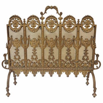 Openhaard accessoire - Verguld brons