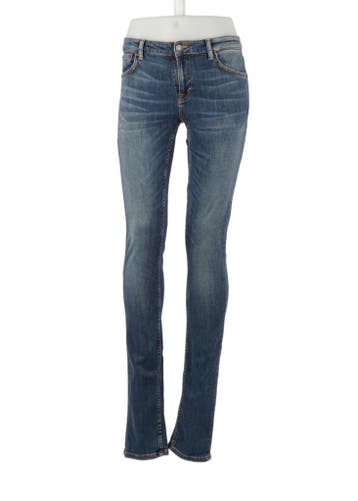 Nudie Jeans Dames maat WW25 / L36 Blauw Vintage, Ophalen of Verzenden, Nieuw