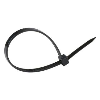 Tie wrap | BLACK+DECKER | 120 x 2 mm (200 stuks, Zwart), Verzenden, Nieuw