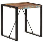 Eettafel 70x70x75 cm massief gerecycled hout, Huis en Inrichting, Tafels | Eettafels, Verzenden, Nieuw