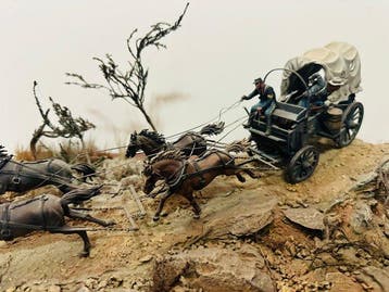 Andrea Miniatures - Diorama Apache - Spanje, Nieuw