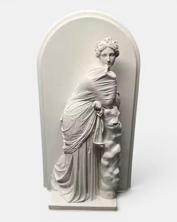 Beeldje - Donna del Louvre - Gips, Antiek en Kunst