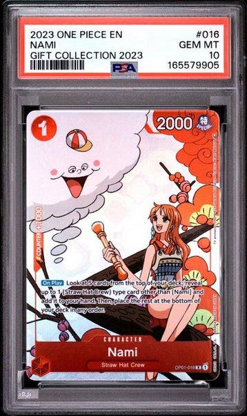 Bandai - 1 Graded card - One Piece - Nami OP01-016 - PSA 10, Nieuw