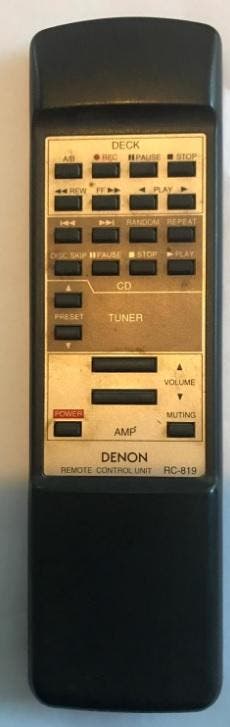 Afstandsbediening Denon rc-819, Ophalen of Verzenden, Nieuw, Origineel