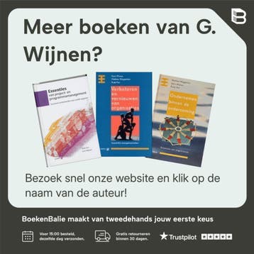 Meesterlijk organiseren 9789013041026 G. Wijnen, Verzenden, Zo goed als nieuw, G. Wijnen