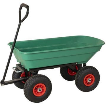 Tuinkar met Kiepfunctie – 50 Liter – Luchtbanden – 120 kg, Ophalen of Verzenden, Nieuw