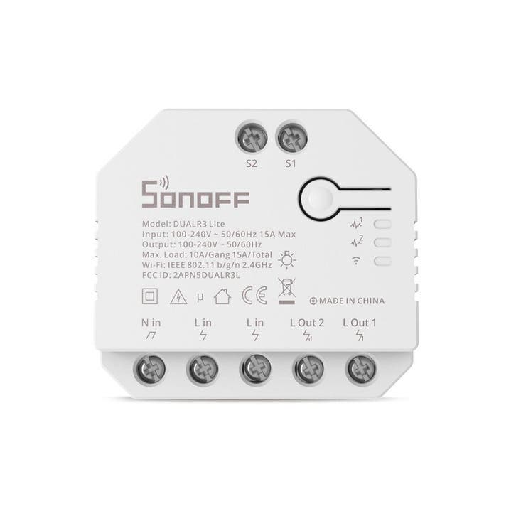 SONOFF DUALR3 Lite slimme rolluikschakelaar - wifi, Hobby en Vrije tijd, Elektronica-componenten, Verzenden