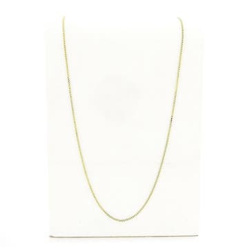 Lange gouden Venetiaanse schakelketting, Ophalen of Verzenden, Gebruikt, Goud, Goud