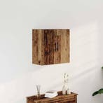 vidaXL Wandkast Wandgemonteerd Oud Hout 60 x 31,5 x 60 cm, Huis en Inrichting, Kasten | Overige, Verzenden, Nieuw