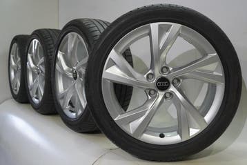 Audi A4 S4 B9 8W 18 inch velgen Hankook Zomerbanden Originee, 18 inch, Gebruikt, Velg(en), Ophalen of Verzenden