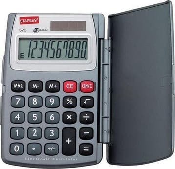 Staples Pocket Rekenmachine 520 (Nieuw), Verzenden, Nieuw