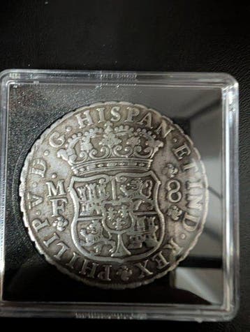 Spanje. Felipe V. 8 Reales 1747 Mexico MF