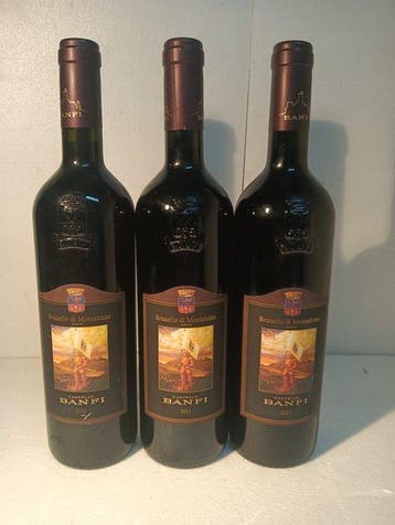 2010 , 2011, 2013 Castello Banfi - Brunello di Montalcino -, Nieuw