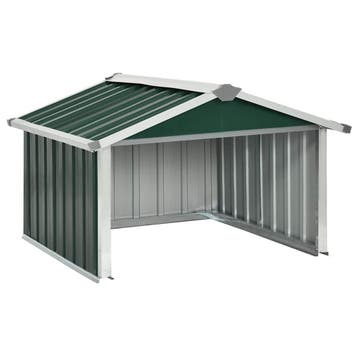 vidaXL Overkapping voor robotmaaier 92x97x63 cm staal groen, Verzenden, Nieuw