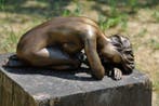 Beeld, sleeping beauty - 40 cm - Brons