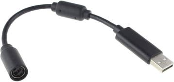 Breakaway Kabel voor Xbox 360 - Zwart  (Nieuw), Spelcomputers en Games, Verzenden, Nieuw