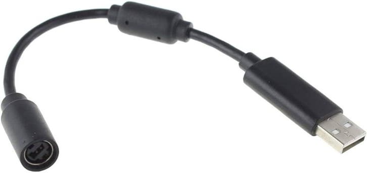 Breakaway Kabel voor Xbox 360 - Zwart  (Nieuw), Spelcomputers en Games, Spelcomputers | Xbox | Accessoires, Nieuw, Verzenden