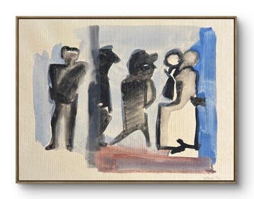 Marcus de Vestele (1941-2024) - Composition Cobra aux figure