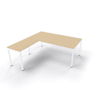 N-poot hoekbureau, 200x220cm, Overige plaatsen, Ophalen of Verzenden, Nieuw in verpakking, Bureau