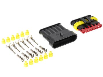 Hermetische connector set - 12 tot 24 Volt - 6 pin, Auto-onderdelen, Ophalen of Verzenden, Nieuw