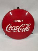 Coca-Cola button sign - Reclamebord - Emaille, Metaal