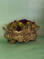 Vaas - Messing - Rococo Stijl Centerpiece