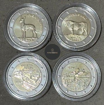 Malta. 2 Euro 2025/2026 (4 monete) (Zonder minimumprijs)