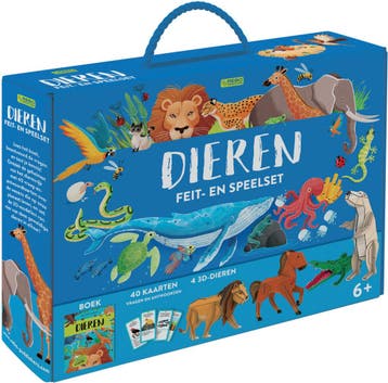 Boek: Dieren - Feit- en speelset - (als nieuw), Verzenden, Zo goed als nieuw