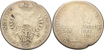 Zilverabschlag vom Dukaten 1730 Luebeck-stadt, Postzegels en Munten, Munten | Europa | Niet-Euromunten, Verzenden