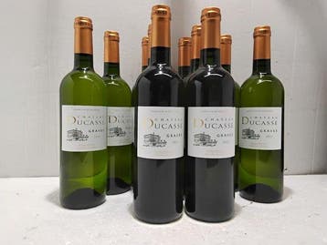 2021 Chateau Ducasse - Graves - 10 Flessen (0.75 liter), Nieuw
