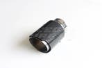 Glossy Carbon Exhaust Tip 76mm, Auto-onderdelen, Uitlaatsystemen, Ophalen of Verzenden, Nieuw