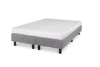 Boxspring Student Basic Lichtgrijs - 140x200 cm, Verzenden, Nieuw, Overige kleuren, Modern