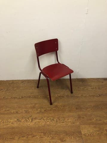 Gebruikte Schoolstoel - S3767 Vintage/Café, Huis en Inrichting, Stoelen, Ophalen, Nieuw