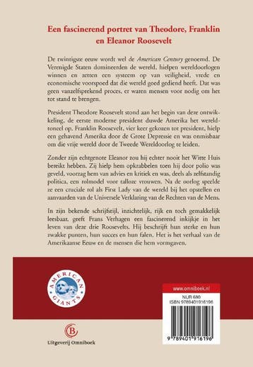 De Roosevelts / American Giants 9789401916196 Frans Verhagen, Verzenden, Gelezen, Frans Verhagen