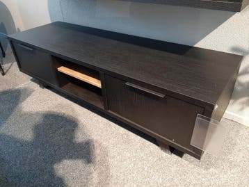 Tv-meubel Verdio 159 cm zwart **SHOWROOMMODEL**, Nieuw