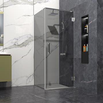 Sani Royal Douchecabine Rookglas 80x100 cm, Doe-het-zelf en Verbouw, Sanitair, Nieuw