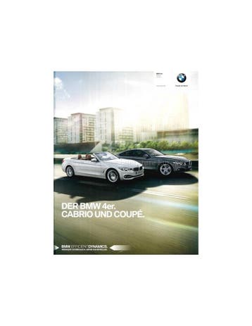 2015 BMW 4 SERIE BROCHURE DUITS, Nieuw, BMW, Author