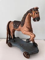 Beeldje - Cheval en bois - Hout, Antiek en Kunst