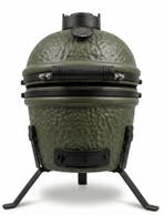BASTE kamado BBQ mini - 13 inch - Olijfgroen, Tuin en Terras, Houtskoolbarbecues, Verzenden, Nieuw