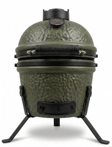 BASTE kamado BBQ mini - 13 inch - Olijfgroen, Verzenden, Nieuw