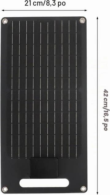 Buachois zonnepaneel set 50W 12V monokristallijn dubbel USB, Verzenden, Nieuw