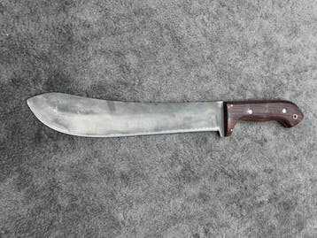 Fruitmes (2) - Staal, Hout, Leder - Handgemaakte
