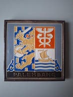Tegel - Cloisonne (wapen) tegel Palembang - Westraven -