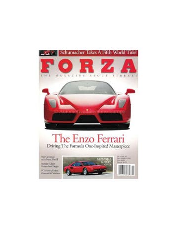 2002 FERRARI FORZA MAGAZINE 41 ENGELS, Nieuw, Ferrari, Author