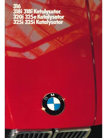 1986 BMW 3 SERIE SEDAN BROCHURE DUITS, Nieuw, BMW, Author