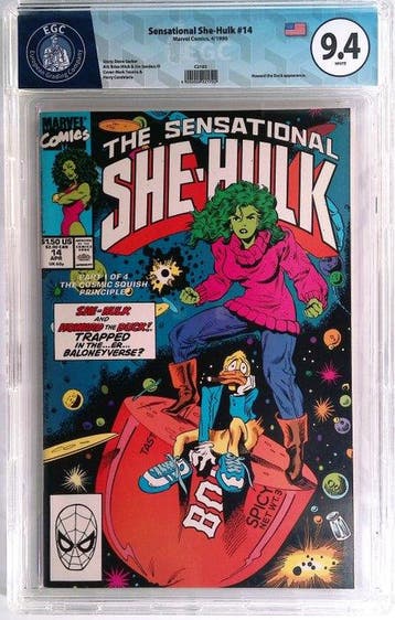 Sensational She-Hulk #14 #14 - EGC 9.8 - 1 Graded comic -, Boeken, Nieuw