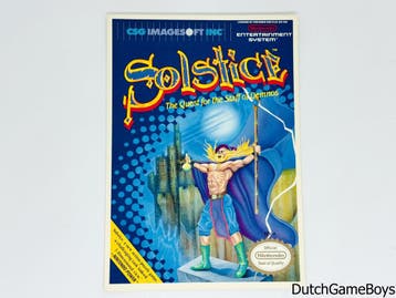 Nintendo NES - Solstice - Store Display Card - USA, Verzenden, Gebruikt