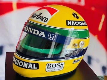 Ayrton Senna - 1991 - Replica helm, Verzamelen, Automerken, Motoren en Formule 1, Nieuw