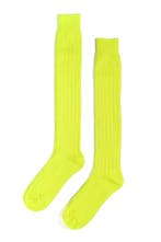 Sokken Neon Geel Gebreid 39 40 41 42 43 44 45 46 Dames Heren, Ophalen of Verzenden, Nieuw, Carnaval